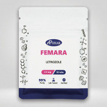 Femara - Letrozole (Estrogen Blocker) 2.5mg/50tabs - Apoxar