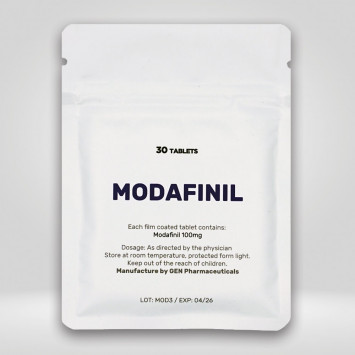 Modafinil 100mg/30tabs - Pharmacy Grade